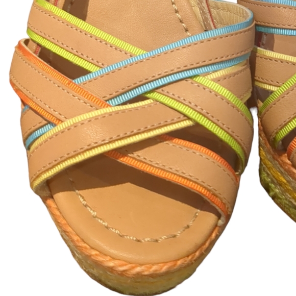 KATE SPADE Luxury Gorgeous Elegant Multicolor Platform Size 9.5 - Picture 14 of 16